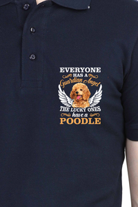 Polo Neck T-Shirt (Men) - Angelic Poodle (7 Colours)