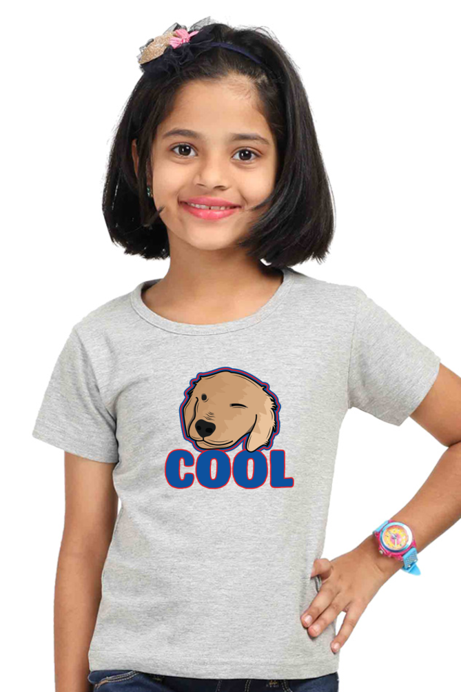 Round Neck T-Shirt (Girls) - Labra-dorable (4 Colours)