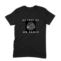 Stepevoli Clothing - Round Neck T-Shirt (Men) - As Free As An Eagle (10 Colours)
