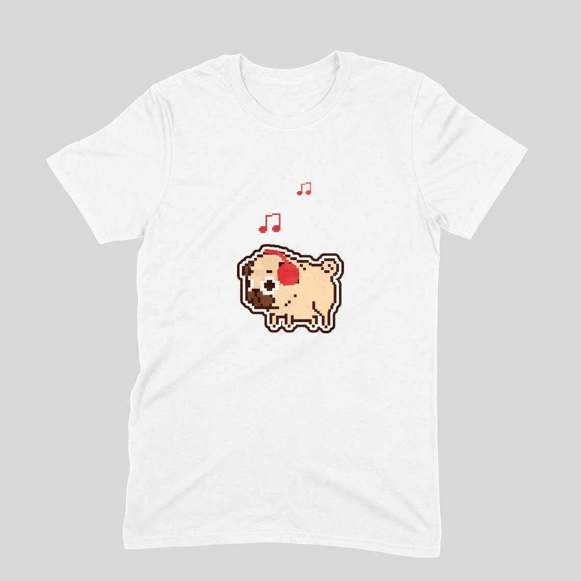Stepevoli Clothing - Round Neck T-Shirt (Men) - Puggy Baby (10 Colours)