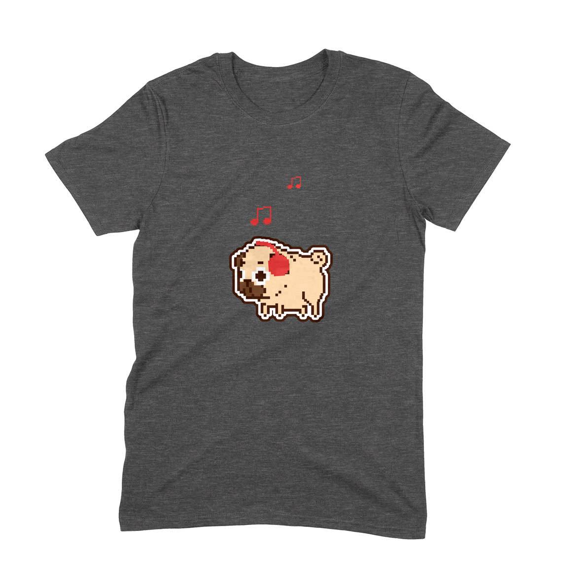 Stepevoli Clothing - Round Neck T-Shirt (Men) - Puggy Baby (10 Colours)