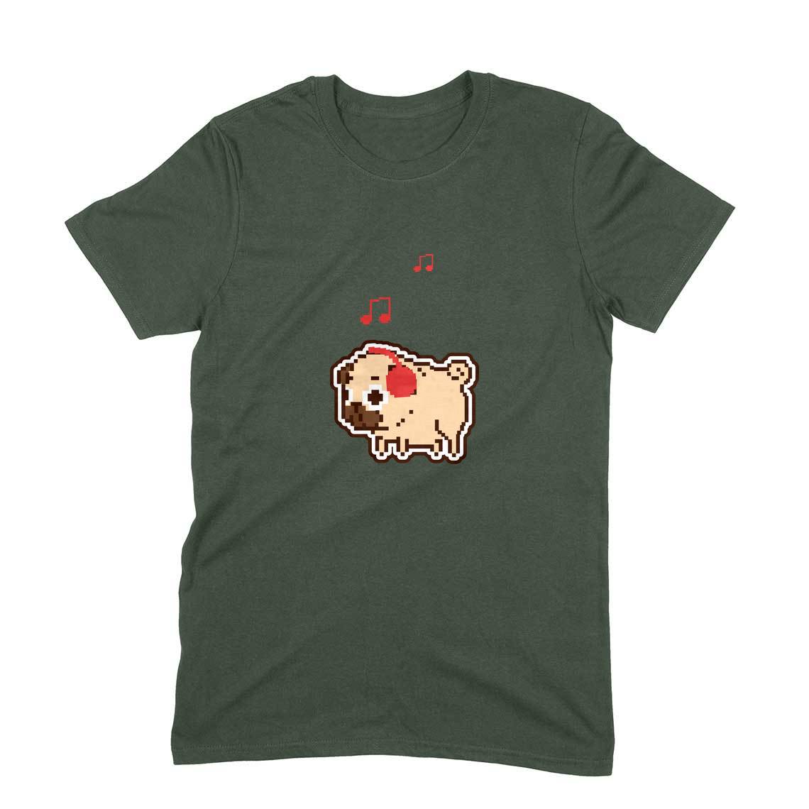 Stepevoli Clothing - Round Neck T-Shirt (Men) - Puggy Baby (10 Colours)