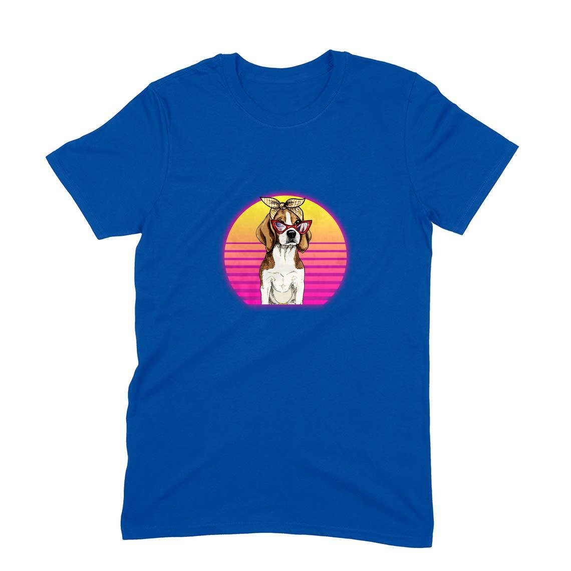 Stepevoli Clothing - Round Neck T-Shirt (Men) - Lil Miss Beagle (11 Colours)
