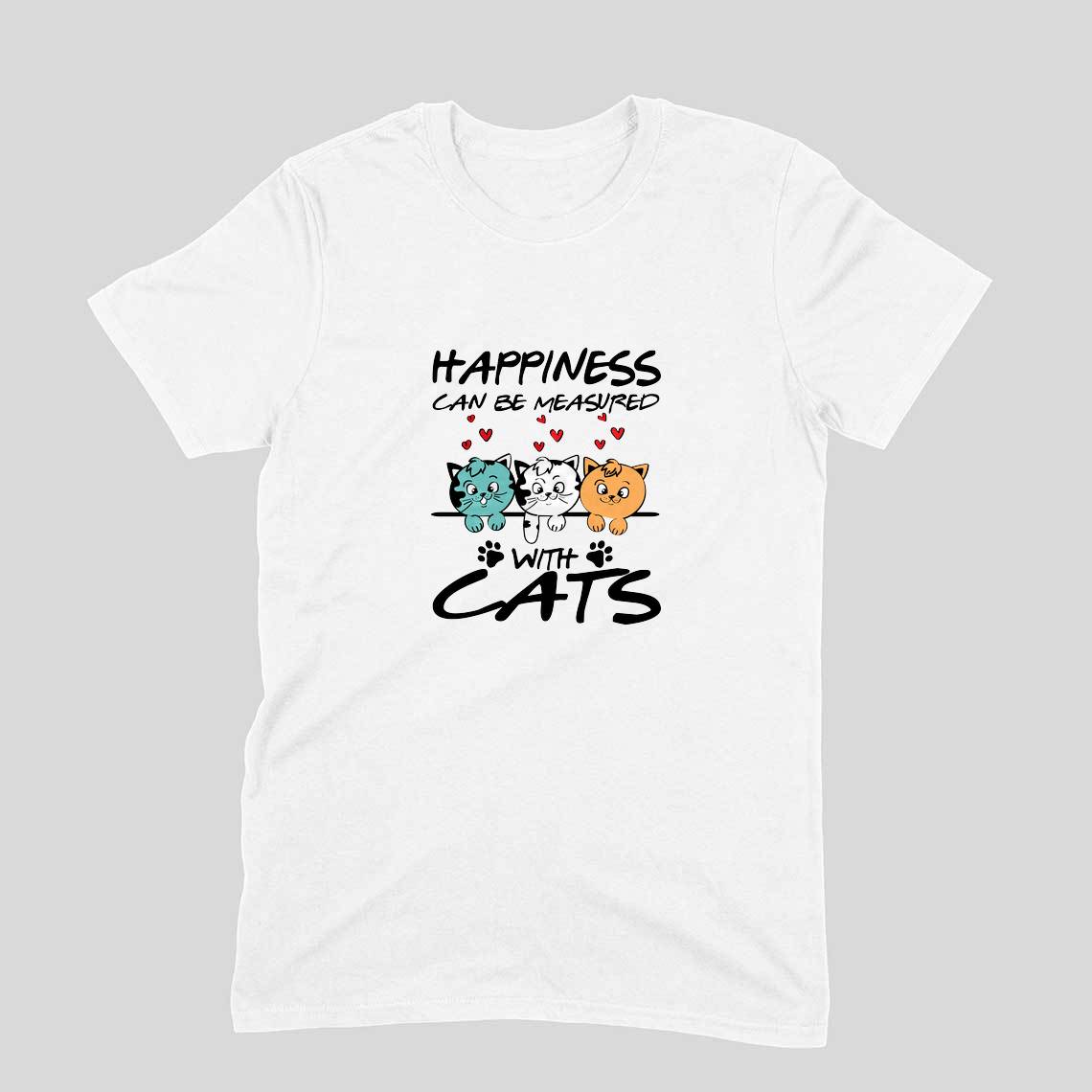 Stepevoli Clothing - Round Neck T-Shirt (Men) - Feline Happy (6 Colours)