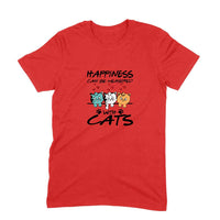 Stepevoli Clothing - Round Neck T-Shirt (Men) - Feline Happy (6 Colours)