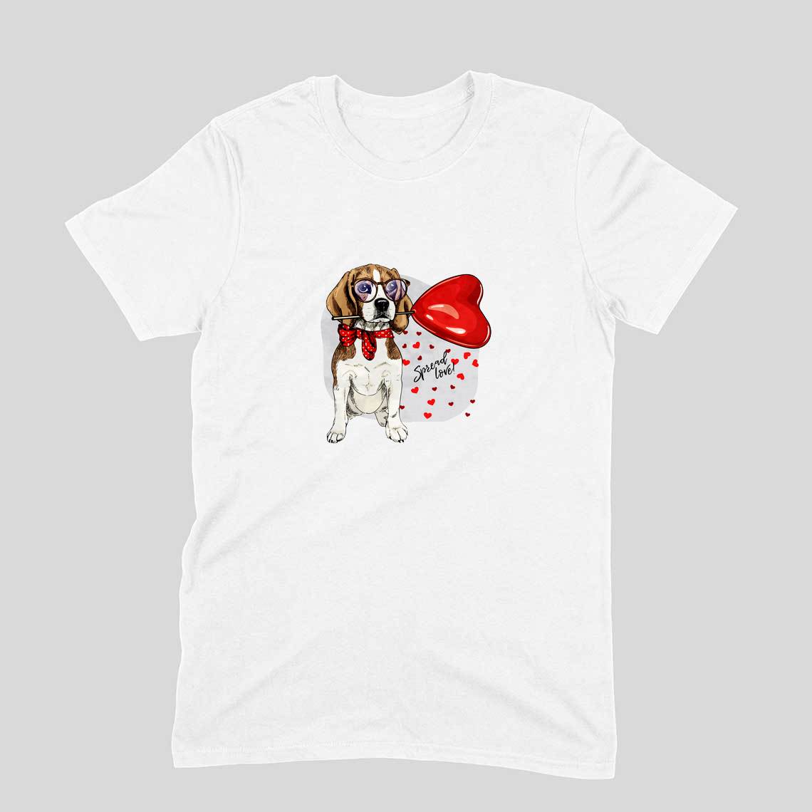 Stepevoli Clothing - Round Neck T-Shirt (Men) - Beagle Furever Love (11 Colours)