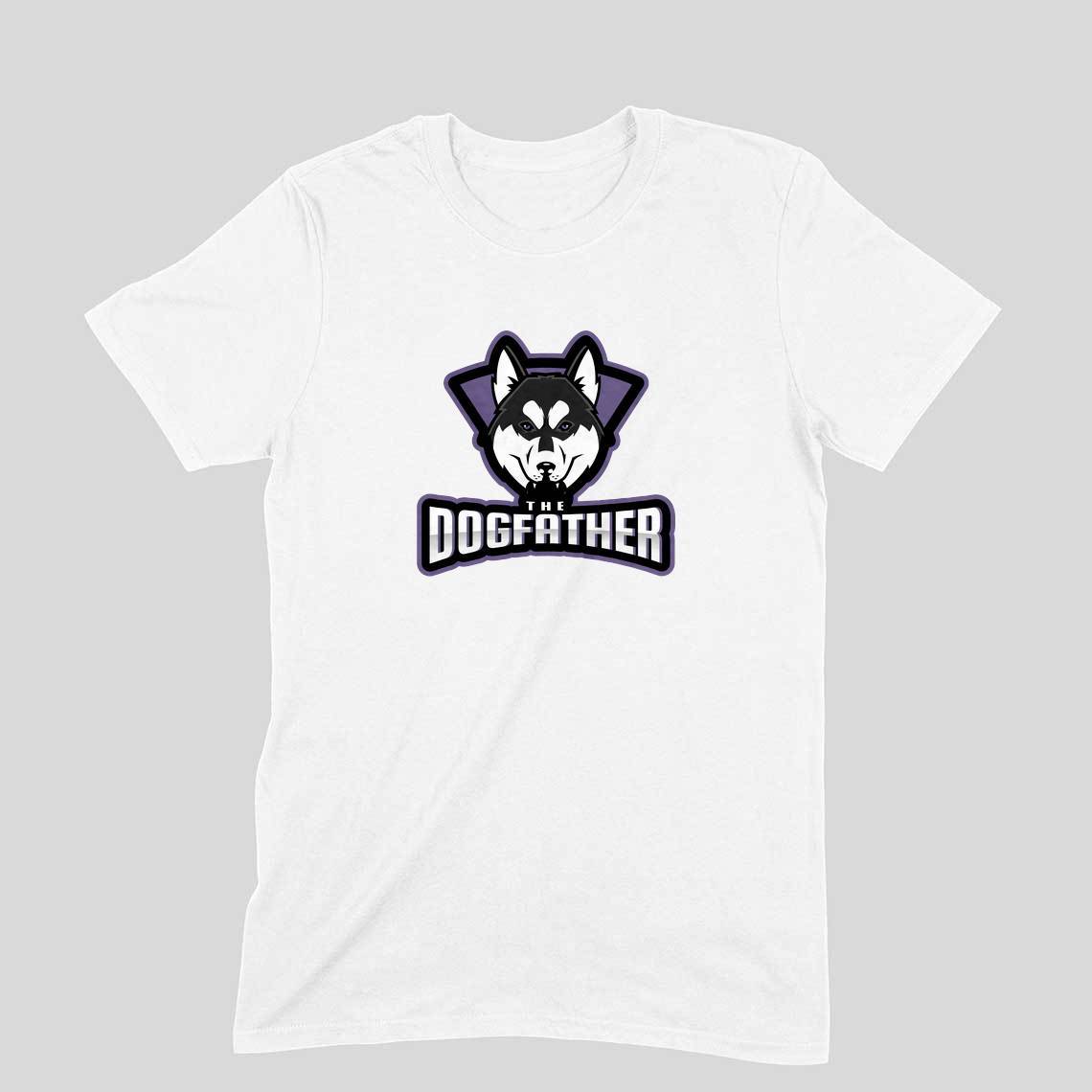Stepevoli Clothing - Round Neck T-Shirt (Men) - The Dogfather Husky (11 Colours)