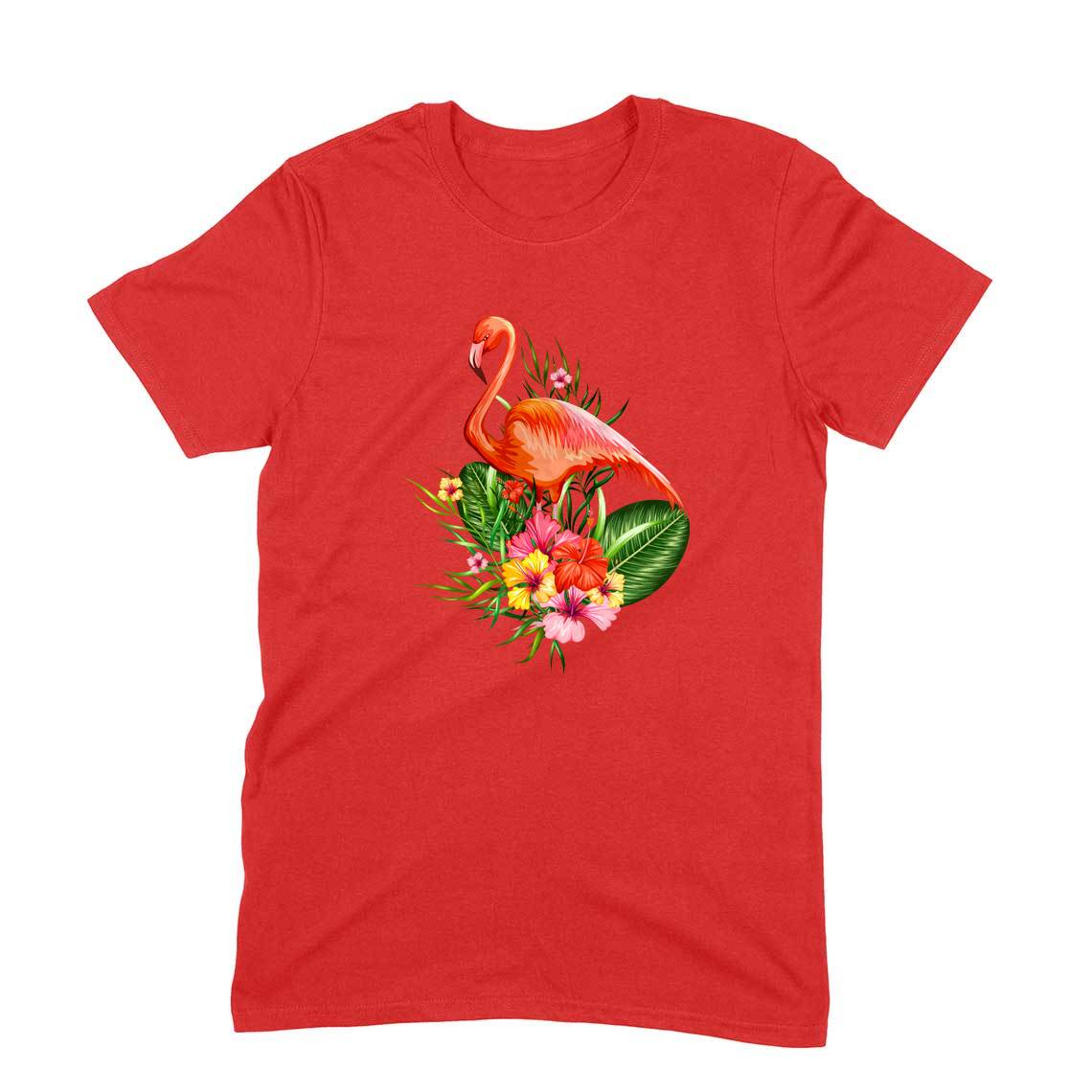Stepevoli Clothing - Round Neck T-Shirt (Men) - Fashionable Flamingo (11 Colours)