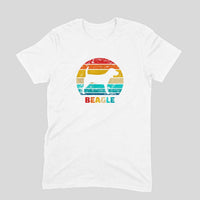 Stepevoli Clothing - Round Neck T-Shirt (Men) - Beagle Sunset (6 Colours)