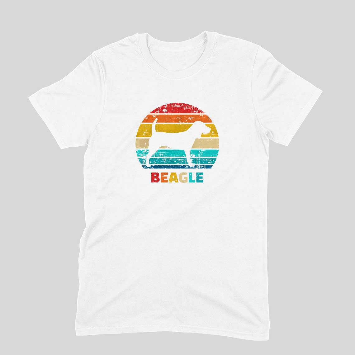 Stepevoli Clothing - Round Neck T-Shirt (Men) - Beagle Sunset (6 Colours)