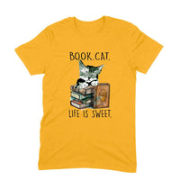 Stepevoli Clothing - Round Neck T-Shirt (Men) - Nerdy Kitty (6 Colours)