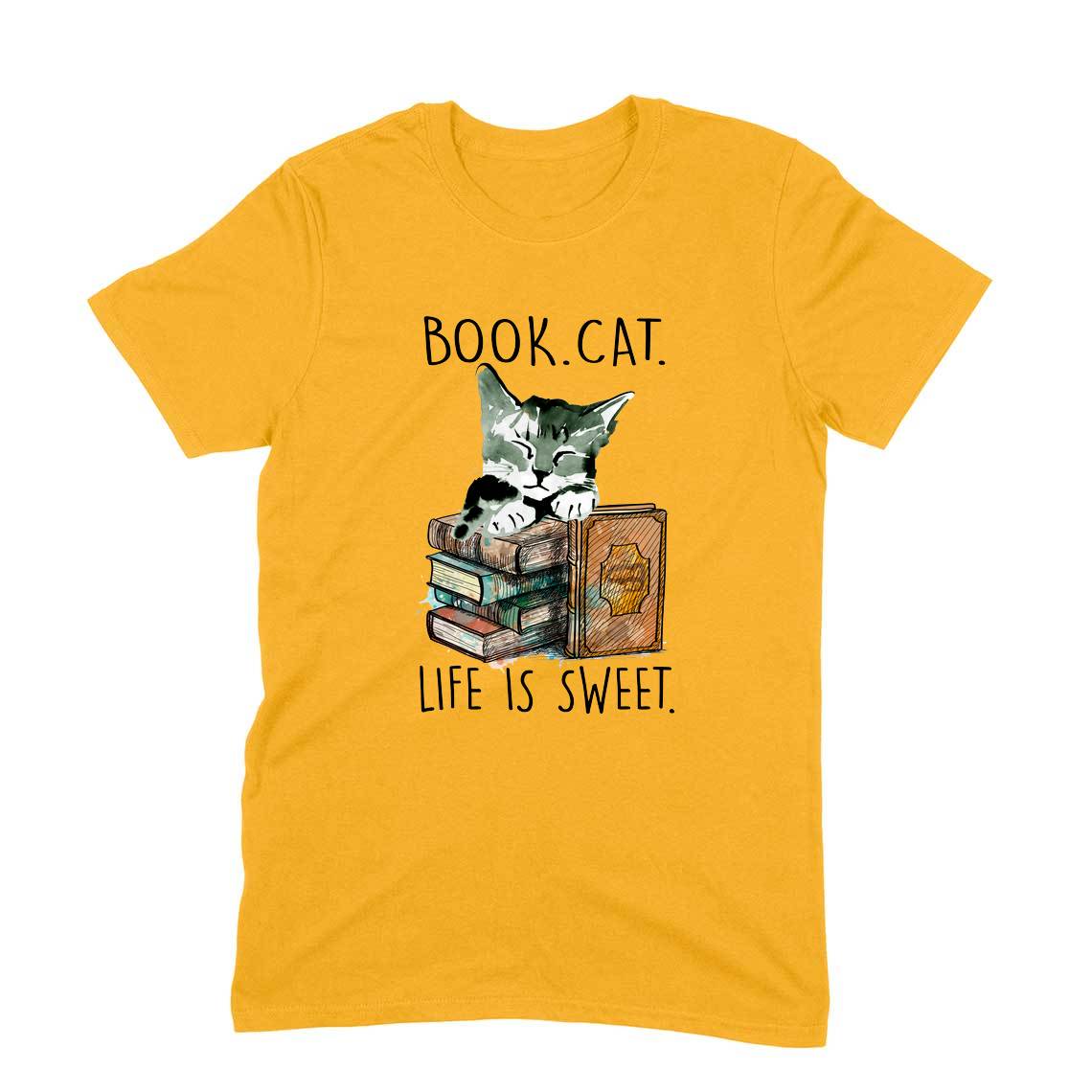 Stepevoli Clothing - Round Neck T-Shirt (Men) - Nerdy Kitty (6 Colours)