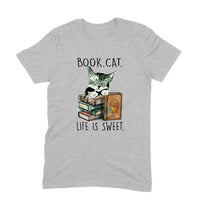 Stepevoli Clothing - Round Neck T-Shirt (Men) - Nerdy Kitty (6 Colours)