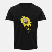Stepevoli Clothing - V Neck T-Shirt (men) - A Meowment Of Sunshine (5 Colours)