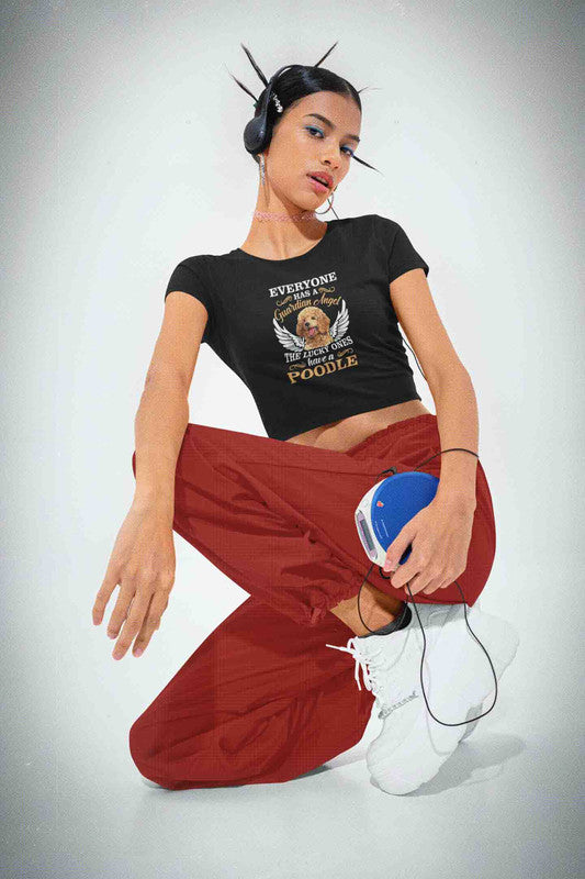 Crop Top (Women) - Angelic Poodle (4 Colours)