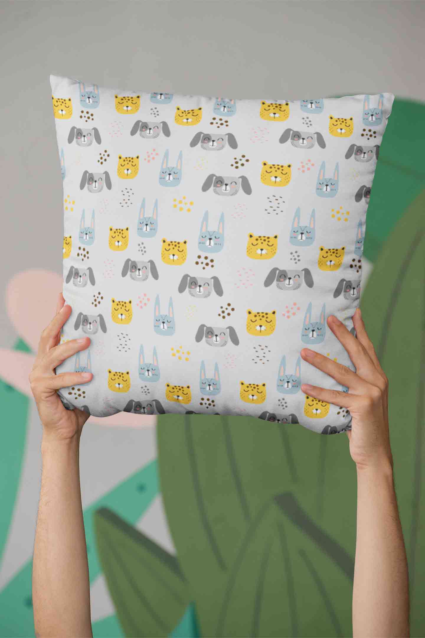 Stepevoli Cushion Covers - Animal Friends Cushion Cover