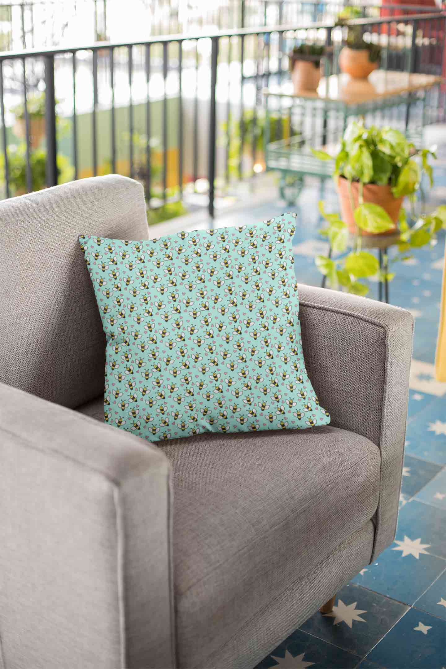Stepevoli Cushion Covers - Bee My Honey Cushion Cover