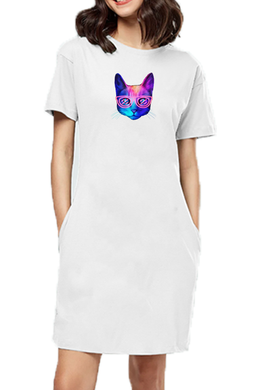 T-shirt Dress With Pockets - Best Friend Fur Real (6 Colours)