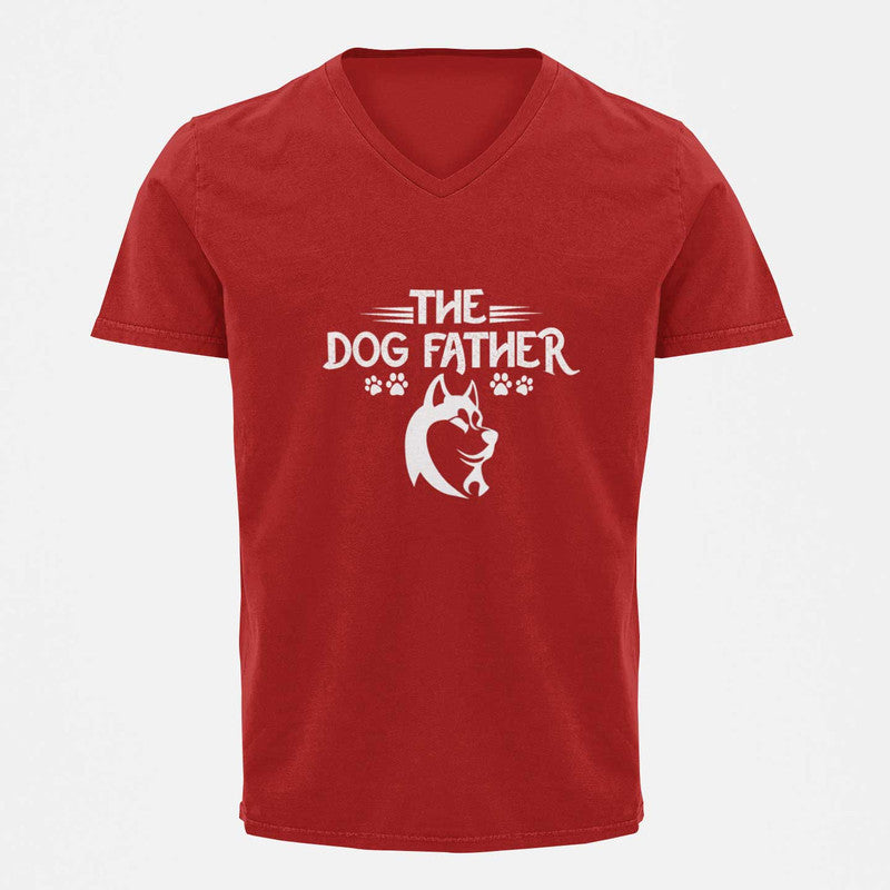 Stepevoli Clothing - V Neck T-Shirt (Men) - Classy Dogfather (3 Colours)