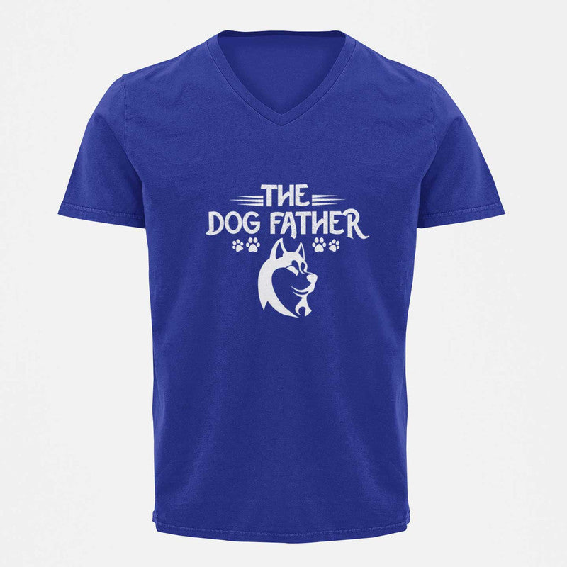 Stepevoli Clothing - V Neck T-Shirt (Men) - Classy Dogfather (3 Colours)