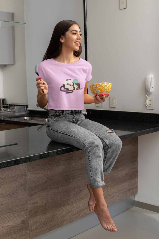 Stepevoli Clothing - Crop Top (Women) - Clawful Nap (12 Colours)