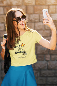 Stepevoli Clothing - Crop Top (Women) - Bee The Greatest (10 Colours)