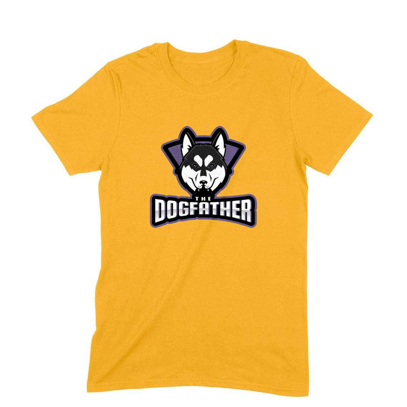 Stepevoli Clothing - Round Neck T-Shirt (Men) - The Dogfather Husky (11 Colours)
