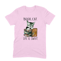 Stepevoli Clothing - Round Neck T-Shirt (Men) - Nerdy Kitty (6 Colours)