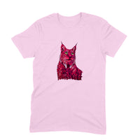 Stepevoli Clothing - Round Neck T-Shirt (Men) - Roar Of The Fuchsia Lion (10 Colours)