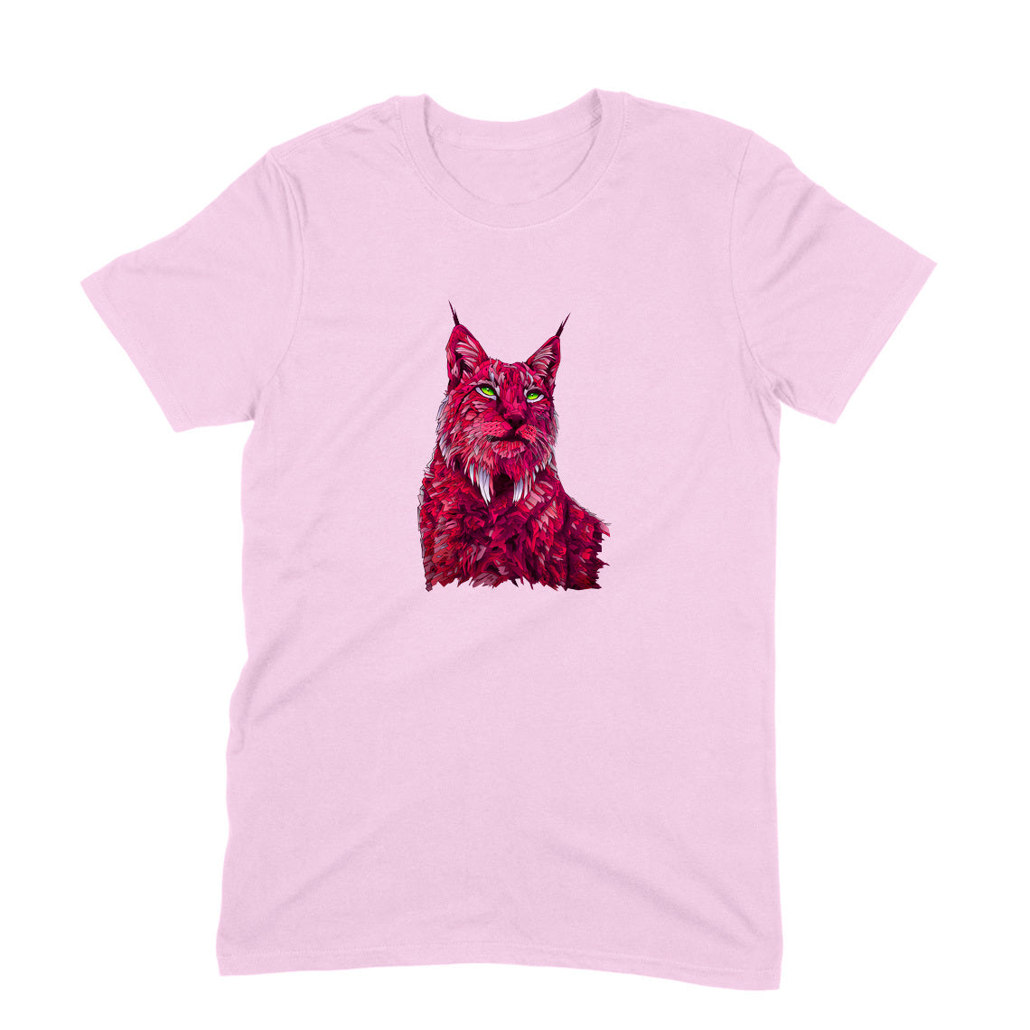 Stepevoli Clothing - Round Neck T-Shirt (Men) - Roar Of The Fuchsia Lion (10 Colours)