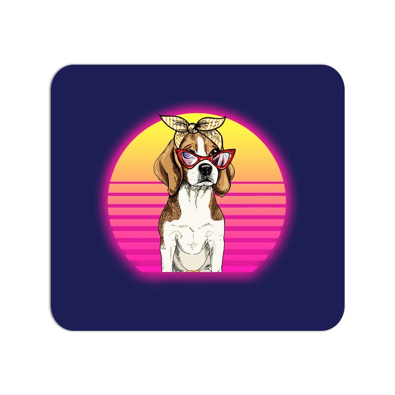 Stepevoli Mouse Pads - Lil Miss Beagle Mouse Pad