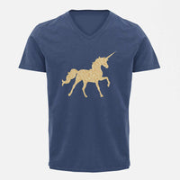 Stepevoli Clothing - V Neck T-Shirt (Men) - Mystical Unicorn (4 Colours)