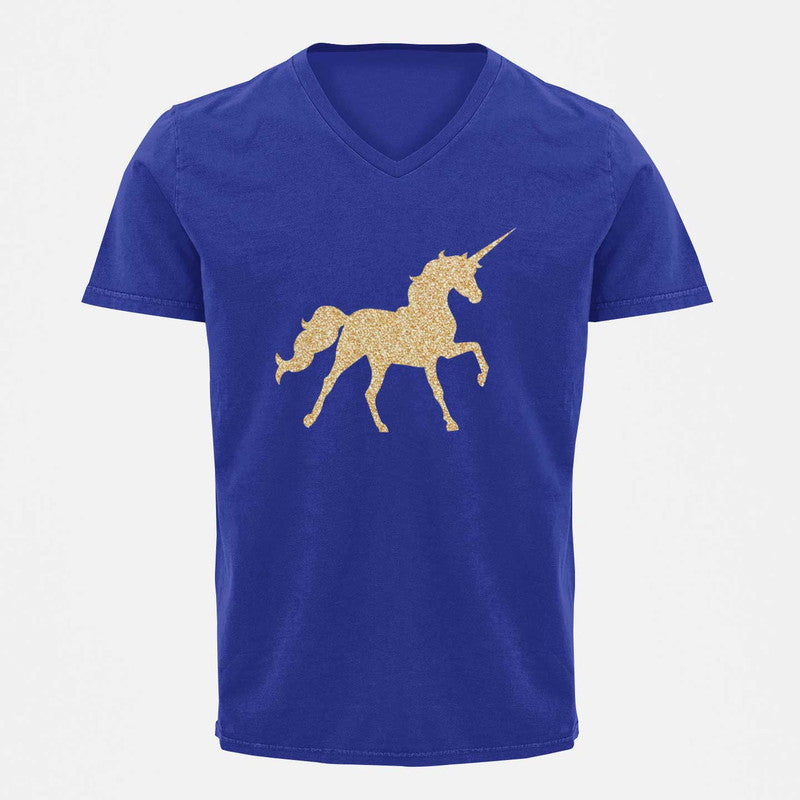 Stepevoli Clothing - V Neck T-Shirt (Men) - Mystical Unicorn (4 Colours)