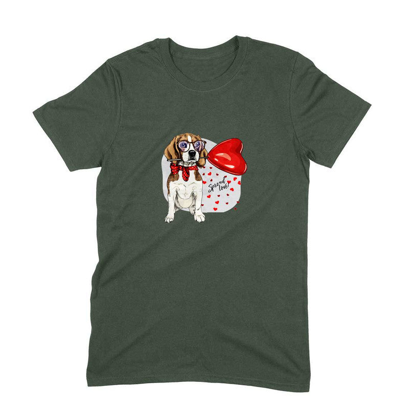 Stepevoli Clothing - Round Neck T-Shirt (Men) - Beagle Furever Love (11 Colours)