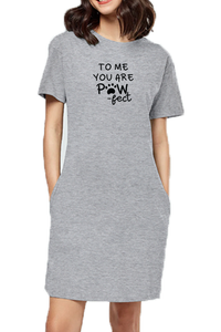 T-shirt Dress With Pockets - Pawfect Partner (3 Colours)