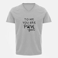 Stepevoli Clothing - V Neck T-Shirt (Men) - Pawfect Partner (3 Colours)