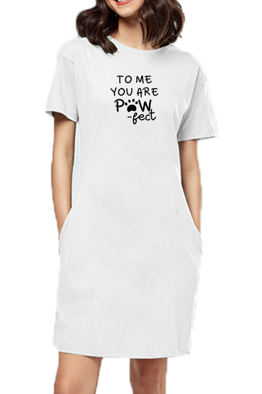 T-shirt Dress With Pockets - Pawfect Partner (3 Colours)
