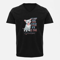 V Neck T-Shirt (Men) - Pitbull Glitter (2 Colours)