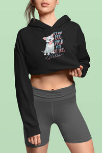 Stepevoli Clothing - Crop Hoodie (Women) - Pitbull Glitter (6 Colours)