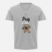 Stepevoli Clothing - V Neck T-Shirt (Men) - Pug Life (3 Colours)