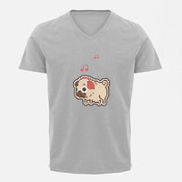 Stepevoli Clothing - V Neck T-Shirt (Men) - Puggy Baby (4 Colours)