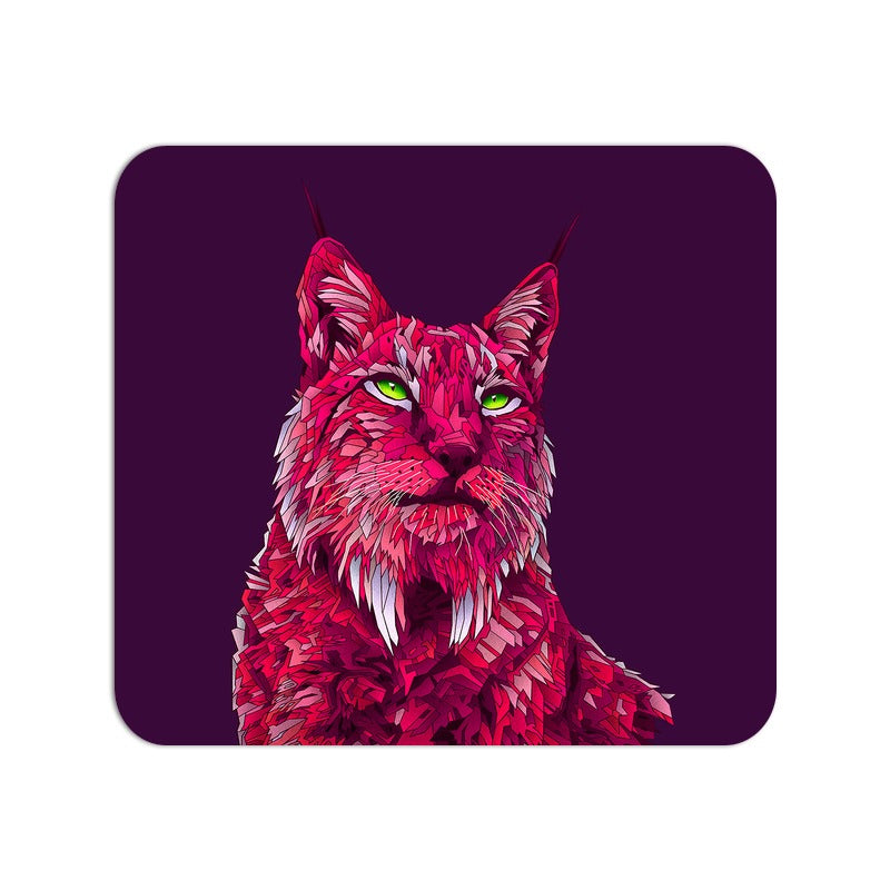 Stepevoli Mouse Pads - Roar Of The Fuchsia Lion Mouse Pad