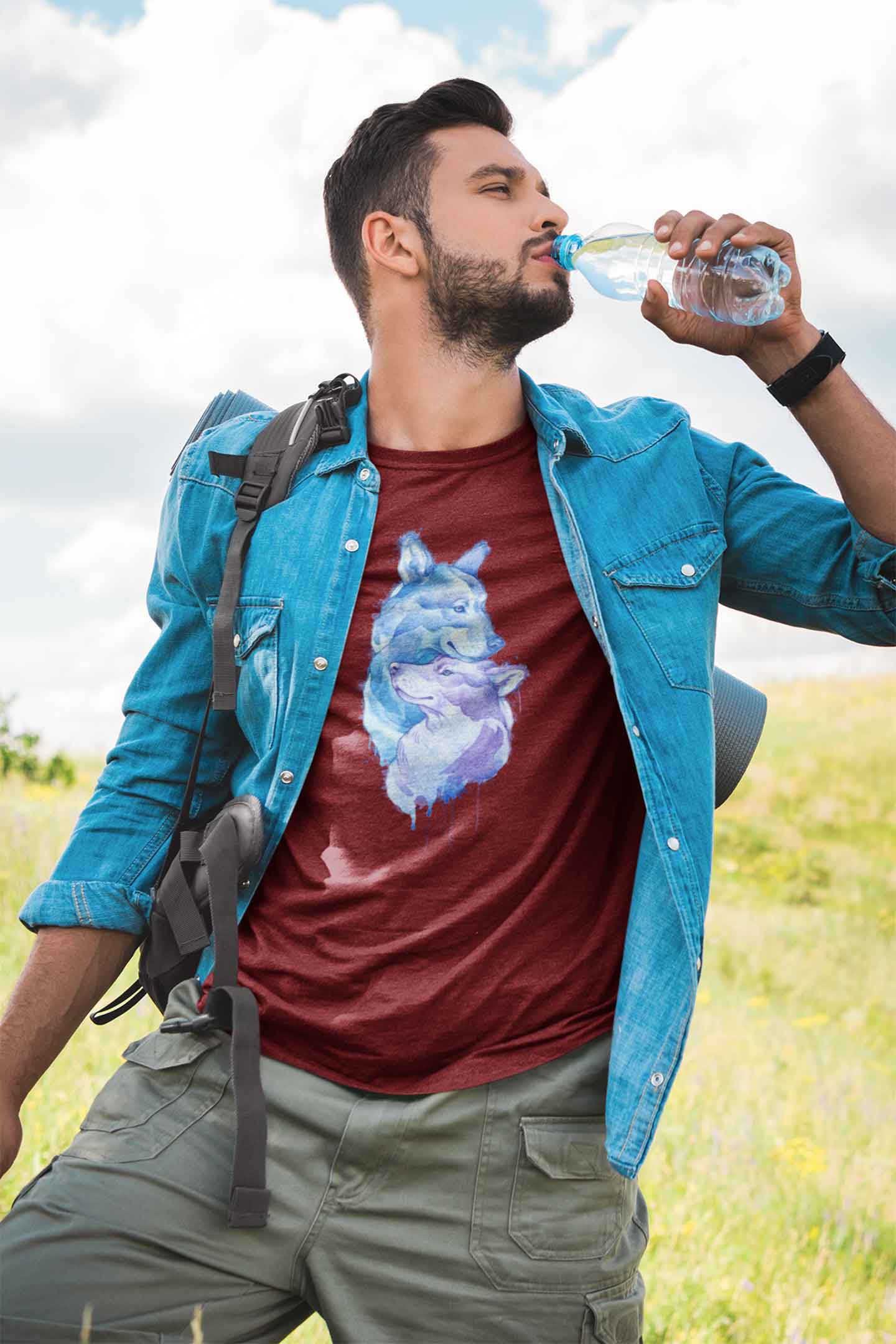 Stepevoli Clothing - Round Neck T-Shirt (Men) - Snugglebugs (12 Colours)