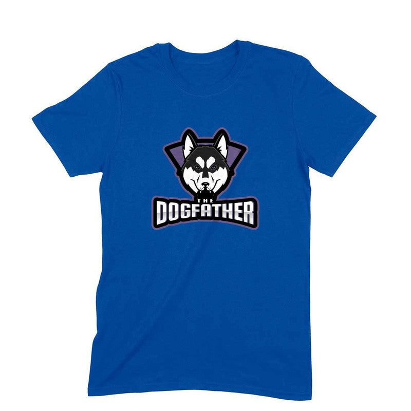Stepevoli Clothing - Round Neck T-Shirt (Men) - The Dogfather Husky (11 Colours)