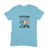 Stepevoli Clothing - Round Neck T-Shirt (Men) - Feline Happy (6 Colours)