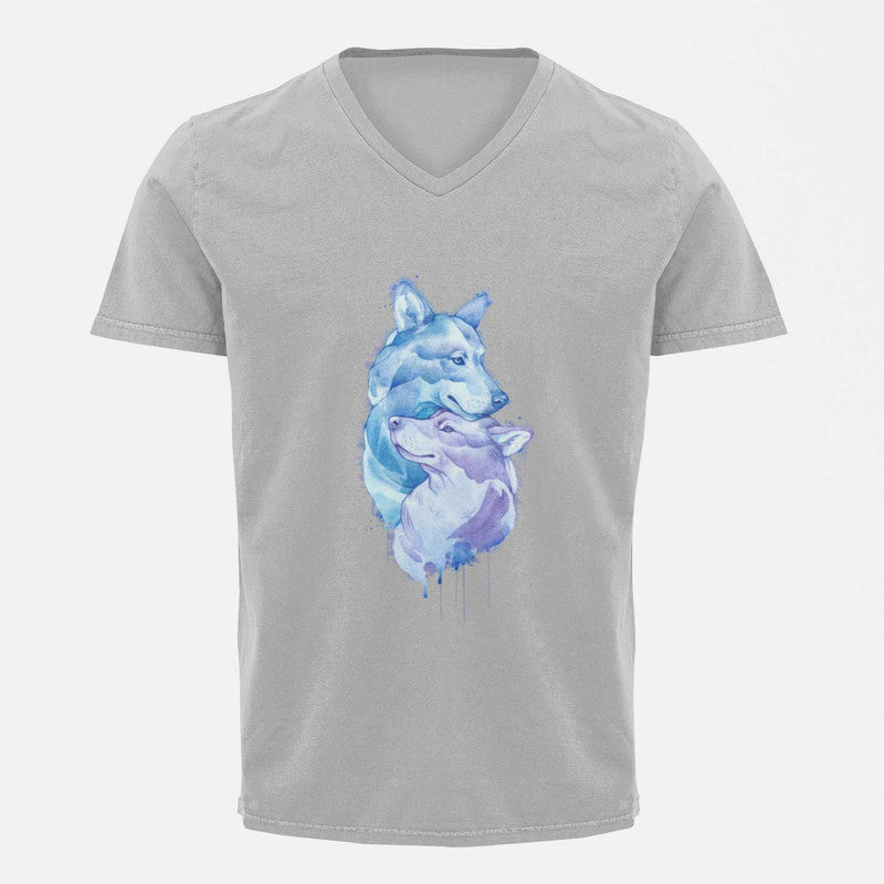 Stepevoli Clothing - V Neck T-Shirt (Men) - Snugglebugs (5 Colours)