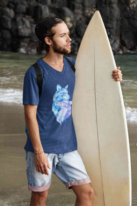 Stepevoli Clothing - V Neck T-Shirt (Men) - Snugglebugs (5 Colours)