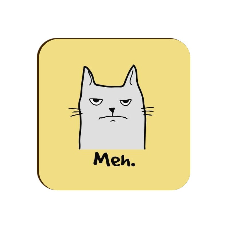 Stepevoli Coasters - Meh Mondays Square Coaster