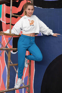 Stepevoli Clothing - Crop Hoodie (Women) - Be Mine Valentine (5 Colours)