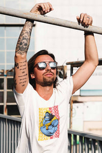 V Neck T-Shirt (Men) - Beast Mode (5 Colours)